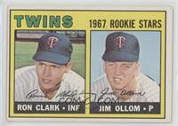 1967 Rookie Stars - Ron Clark, Jim Ollom [Poor to Fair]