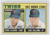 1967 Rookie Stars - Ron Clark, Jim Ollom