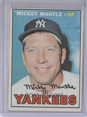 1967 Topps - [Base] #150 - Mickey Mantle [Good to VG‑EX]