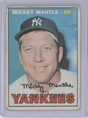 1967 Topps - [Base] #150 - Mickey Mantle [Poor to Fair]