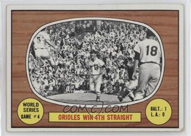 1967 Topps - [Base] #154 - World Series Game #4 (Orioles Win 4th Straight)
