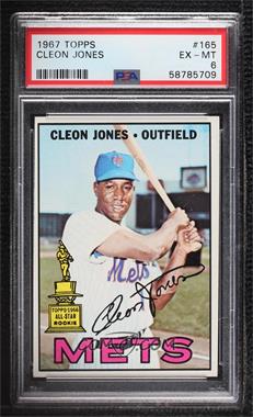 1967 Topps - [Base] #165 - Cleon Jones [PSA 6 EX‑MT]