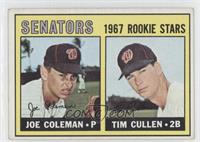 1967 Rookie Stars - Joe Coleman, Tim Cullen