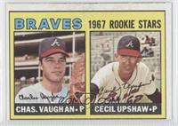 1967 Rookie Stars - Charles Vaughan, Cecil Upshaw