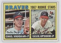 1967 Rookie Stars - Charles Vaughan, Cecil Upshaw [Noted]