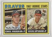 1967 Rookie Stars - Charles Vaughan, Cecil Upshaw