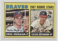 1967 Rookie Stars - Charles Vaughan, Cecil Upshaw [Poor to Fair]