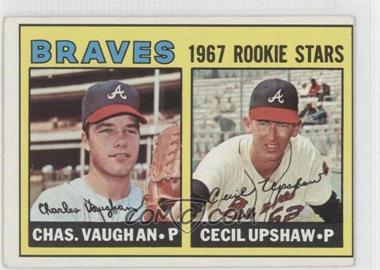 1967 Topps - [Base] #179 - 1967 Rookie Stars - Charles Vaughan, Cecil Upshaw [Good to VG‑EX]