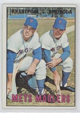 1967 Topps - [Base] #186 - Mets Maulers (Ed Kranepool, Ron Swoboda) [Good to VG‑EX]