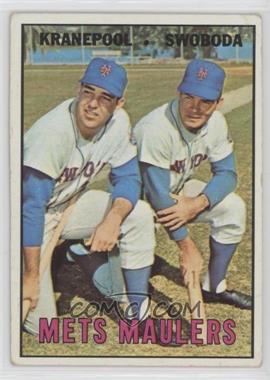 1967 Topps - [Base] #186 - Mets Maulers (Ed Kranepool, Ron Swoboda) [Good to VG‑EX]