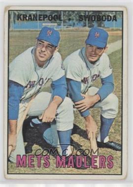 1967 Topps - [Base] #186 - Mets Maulers (Ed Kranepool, Ron Swoboda) [Good to VG‑EX]