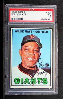 1967 Topps - [Base] #200 - Willie Mays [PSA 7 NM]