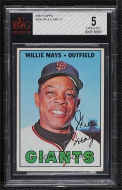 1967 Topps - [Base] #200 - Willie Mays [BVG 5 EXCELLENT]