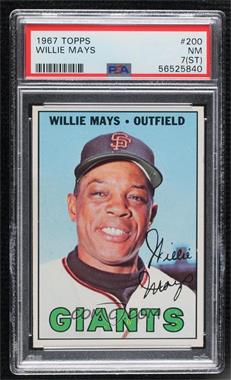 1967 Topps - [Base] #200 - Willie Mays [PSA 7 NM (ST)]