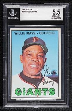 1967 Topps - [Base] #200 - Willie Mays [BGS 5.5 EXCELLENT+]