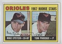 1967 Rookie Stars - Mike Epstein, Tom Phoebus