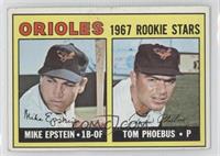 1967 Rookie Stars - Mike Epstein, Tom Phoebus