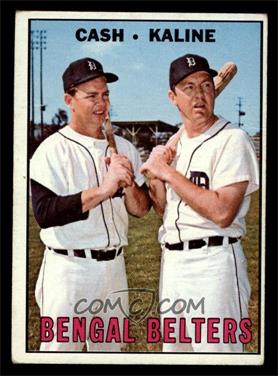 1967 Topps - [Base] #216 - Bengal Belters (Norm Cash, Al Kaline) [VG]