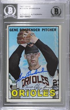 1967 Topps - [Base] #22 - Gene Brabender [BAS Authentic]