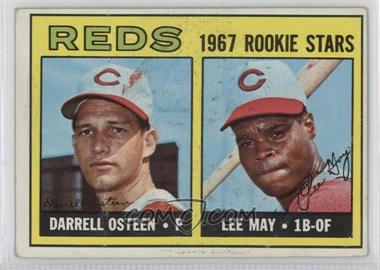 1967 Topps - [Base] #222 - 1967 Rookie Stars - Darrell Osteen, Lee May [Poor to Fair]
