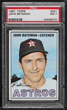 1967 Topps - [Base] #231 - John Bateman [PSA 7 NM]