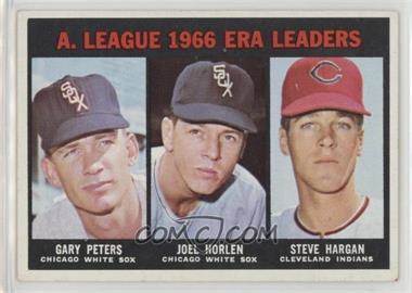 1967 Topps - [Base] #233 - Gary Peters, Joe Horlen, Steve Hargan [Good to VG‑EX]