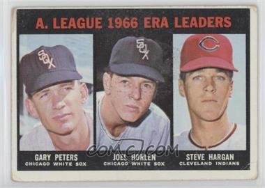 1967 Topps - [Base] #233 - Gary Peters, Joe Horlen, Steve Hargan [Good to VG‑EX]