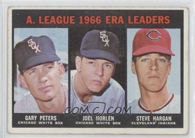 1967 Topps - [Base] #233 - Gary Peters, Joe Horlen, Steve Hargan [Good to VG‑EX]