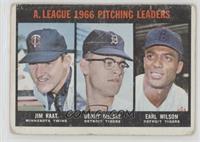 Jim Kaat, Denny McLain, Earl Wilson [COMC RCR Poor]