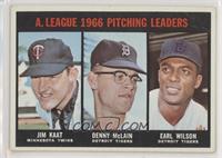 Jim Kaat, Denny McLain, Earl Wilson [Poor to Fair]