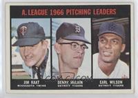 Jim Kaat, Denny McLain, Earl Wilson [Poor to Fair]