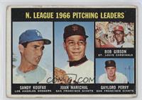 Sandy Koufax, Juan Marichal, Bob Gibson, Gaylord Perry [Poor to Fair]