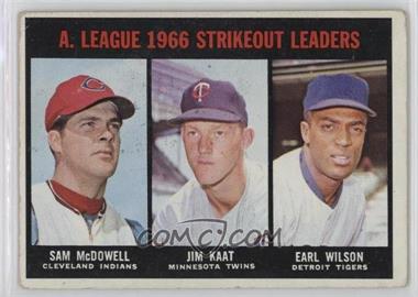 1967 Topps - [Base] #237 - Sam McDowell, Jim Kaat, Earl Wilson [Poor to Fair]