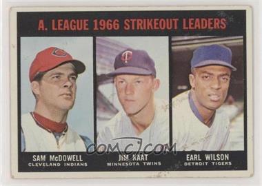 1967 Topps - [Base] #237 - Sam McDowell, Jim Kaat, Earl Wilson [Poor to Fair]