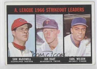 1967 Topps - [Base] #237 - Sam McDowell, Jim Kaat, Earl Wilson [Good to VG‑EX]