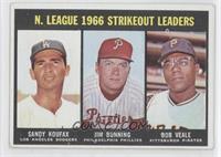 Sandy Koufax, Jim Bunning, Bob Veale [Good to VG‑EX]