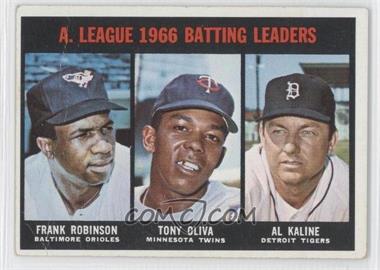 1967 Topps - [Base] #239 - Frank Robinson, Tony Oliva, Al Kaline [Noted]