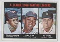 Frank Robinson, Tony Oliva, Al Kaline [Good to VG‑EX]