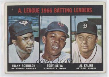 1967 Topps - [Base] #239 - Frank Robinson, Tony Oliva, Al Kaline [Poor to Fair]