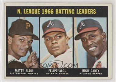 1967 Topps - [Base] #240 - Matty Alou, Felipe Alou, Rico Carty