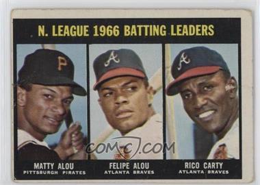 1967 Topps - [Base] #240 - Matty Alou, Felipe Alou, Rico Carty