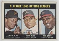 Matty Alou, Felipe Alou, Rico Carty [Good to VG‑EX]