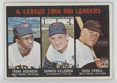 1967 Topps - [Base] #241 - Frank Robinson, Harmon Killebrew, Boog Powell [Good to VG‑EX]