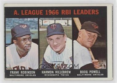 1967 Topps - [Base] #241 - Frank Robinson, Harmon Killebrew, Boog Powell [Good to VG‑EX]