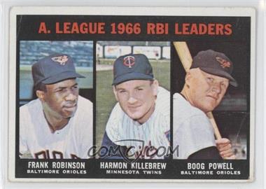 1967 Topps - [Base] #241 - Frank Robinson, Harmon Killebrew, Boog Powell [Good to VG‑EX]