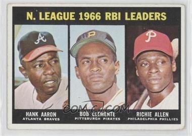 1967 Topps - [Base] #242 - Dick Allen, Hank Aaron, Roberto Clemente