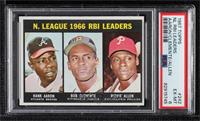 Dick Allen, Hank Aaron, Roberto Clemente [PSA 6 EX‑MT]