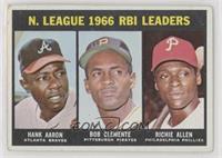 Dick Allen, Hank Aaron, Roberto Clemente [Poor to Fair]