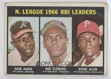 1967 Topps - [Base] #242 - Dick Allen, Hank Aaron, Roberto Clemente [Good to VG‑EX]