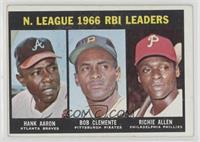 Dick Allen, Hank Aaron, Roberto Clemente